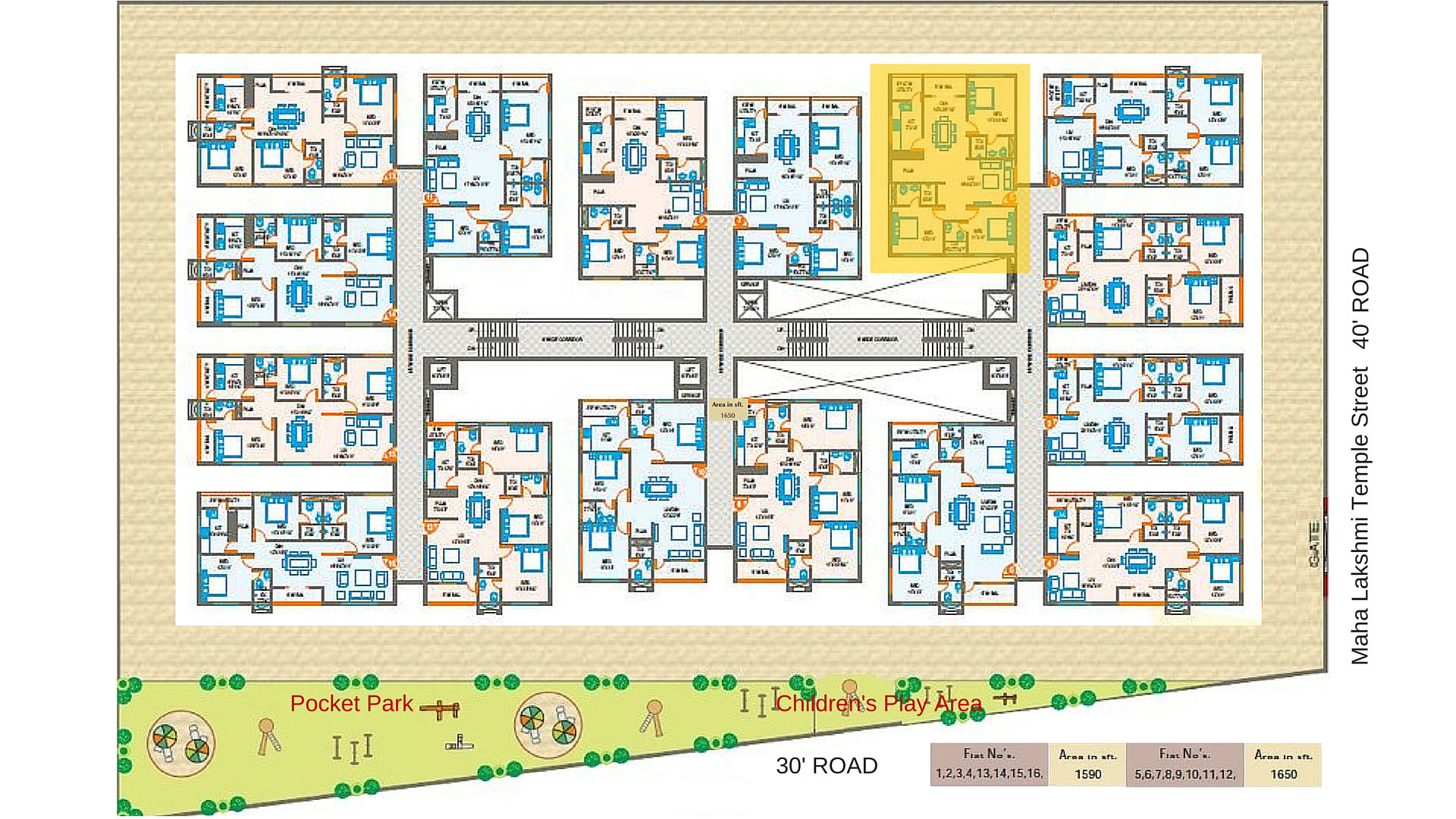 Oxygen Towers @ Venkateswara Nagar Layout Floor Plan 5
